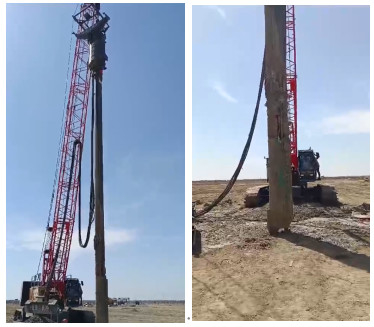 DN325 फीडिंग पाइप कंपन आवृत्ति 45-55 हर्ट्ज भारत वाइब्रोफ्लोट निर्माण का विश्वसनीय प्रदर्शन