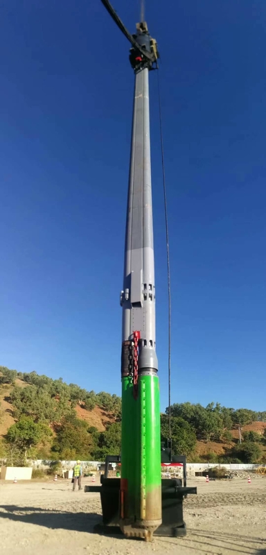 DN325 फीडिंग पाइप कंपन आवृत्ति 45-55 हर्ट्ज भारत वाइब्रोफ्लोट निर्माण का विश्वसनीय प्रदर्शन