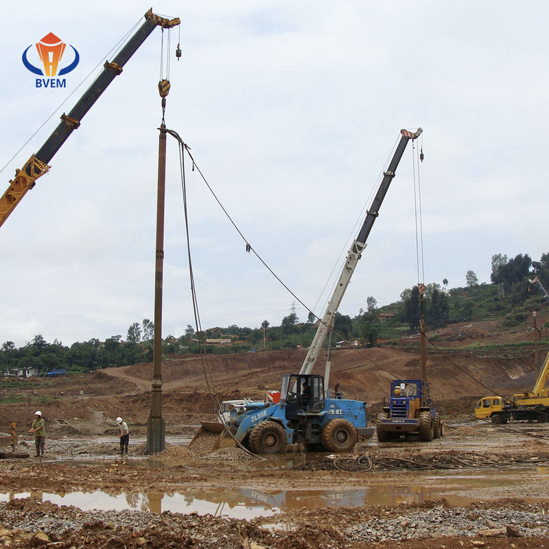 बीवीईएम वाइब्रोफ्लोटेशन डिवाइस उच्च प्रवेश शक्ति के लिए फाउंडेशन की कतरनी क्षमता को मजबूत करने के लिए