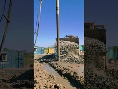 180 किलोवाट की विद्युत मोटर के साथ शक्तिशाली वाइब्रोफ्लोट उपकरण पत्थर स्तंभ मिट्टी सुधार