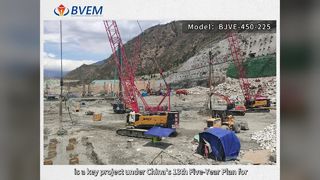 मृदा संघनन के लिए शक्तिशाली वाइब्रॉफ्लोट