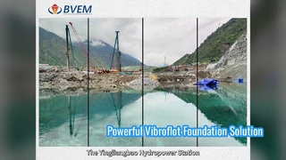 स्टोन कॉलम वाइब्रॉफ्लोट 180KW कुशल फाउंडेशन समाधान