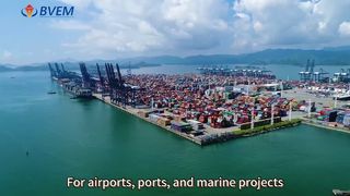 संघनन पाइलिंग के लिए शक्तिशाली वाइब्रॉफ़्लोट